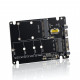 Адаптер переходник с mSATA SSD и M.2 (SATA/NGFF) на SATA III