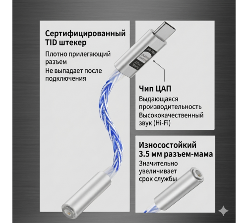 Портативный усилитель звука JCALLY JM6 Pro (Type-C на 3.5 мм) + переходник с Type-C на USB