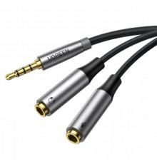 Аудио-разветвитель с 3.5mm (папа) на 2 × 3.5mm (мама) UGREEN AV192