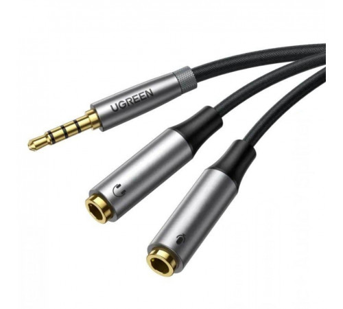Аудио-разветвитель с 3.5mm (папа) на 2 × 3.5mm (мама) UGREEN AV192
