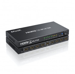 Сплиттер HDMI Splitter | 1× 8 PORT | 4K разветвитель
