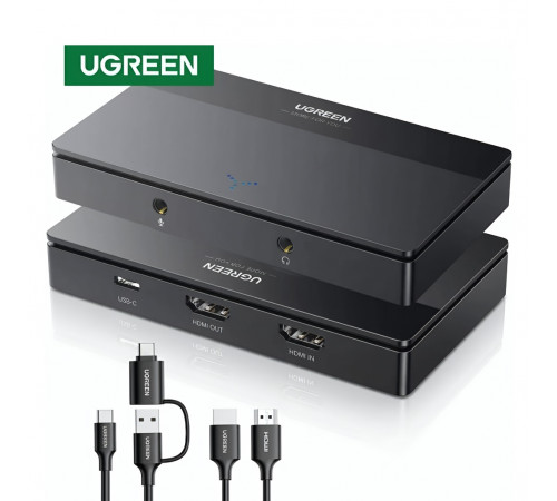 Карта видеозахвата с HDMI на USB - Ugreen CM630 (внешняя)