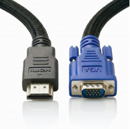 Кабель адаптер с HDMI на VGA,  1.5м.