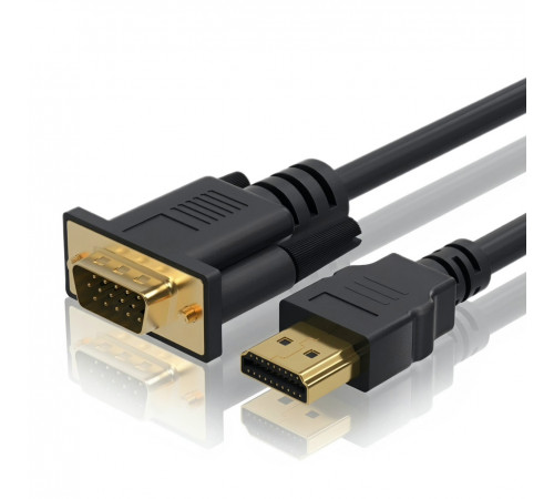 Видео-кабель-адаптер | HDMI на VGA | 1.5 метра