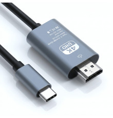 Кабель адаптер с Type-C на HDMI 4K,  2м.