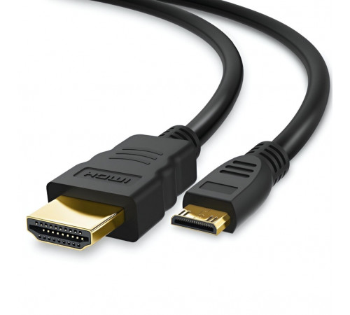 Кабель адаптер с mini HDMI на HDMI,  1.5м.