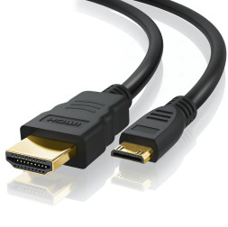 Видео-кабель-адаптер | Mini-HDMI на HDMI | 1.5 метра