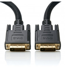Кабель DVI-D,  1.5м.