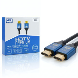 Видео-кабель | HDMI 4K | HDTV Premium 2.0 | 20 метров
