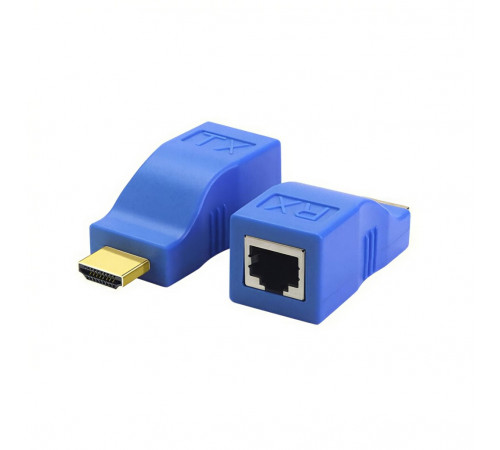 Переходник удлинитель HDMI (до 30м. с использованием кабеля Ethernet)