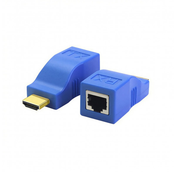 Переходник удлинитель HDMI (до 30м. с использованием кабеля Ethernet)