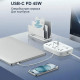 Удлинитель-сетевой фильтр | LDNIO SC6 | 3×Розетки + 2×Type-C + 2×USB | 2м