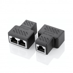 Сетевой переходник-разветвитель RJ45 | 1 в 2 | Ethernet LAN