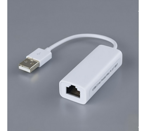 Переходник адаптер с USB на LAN 100Mbps (RJ45, Ethernet)
