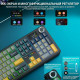 Клавиатура | AULA F108 Pro ◇ тёмная ночь | механическая | 2.4 ГГц + Bluetooth + USB