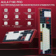 Клавиатура | AULA F108 Pro ◇ ретро красный | механическая | 2.4 ГГц + Bluetooth + USB