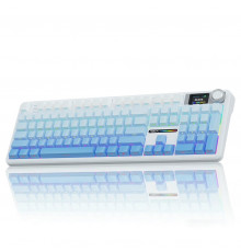 Клавиатура | AULA F108 Pro ◇ морская соль (side print) | механическая | 2.4 ГГц + Bluetooth + USB