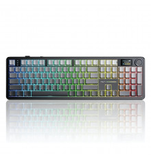 Клавиатура AULA F108 Pro, серый градиент Side Print (игровая, механическая, беспроводная)