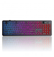 Клавиатура AULA F108 Pro, чёрная топография Side Print (игровая, механическая, беспроводная)