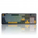 Клавиатура AULA F108 Pro, чёрное золото (игровая, механическая, беспроводная)