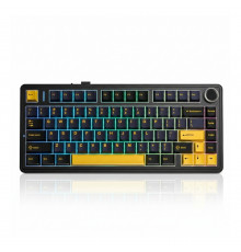 Клавиатура AULA F75 BK-Orange (EN-RU), игровая, механическая, беспроводная