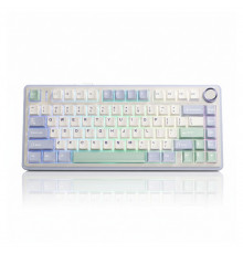 Клавиатура AULA F75 Milk-blue, игровая, механическая, беспроводная
