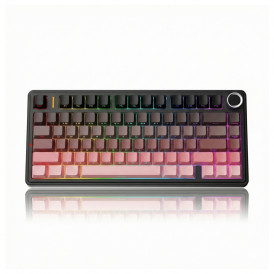 Клавиатура AULA F75 Pink-gradient, игровая, механическая, беспроводная