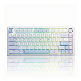 Клавиатура AULA F75 WH-Sky, игровая, механическая, беспроводная