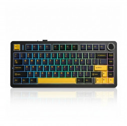 Клавиатура AULA F75 Пчела (EN-RU), игровая, механическая, беспроводная