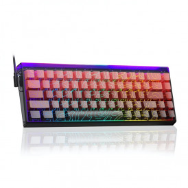Клавиатура AULA HERO 68 HE RED-gradient (EN-RU), игровая, магнитная, проводная