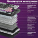 Клавиатура | AULA S75 Pro ◇ чёрный-серый-розовый | механическая | 2.4 ГГц + Bluetooth + USB