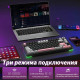 Клавиатура | AULA S75 Pro ◇ чёрный-серый-розовый | механическая | 2.4 ГГц + Bluetooth + USB