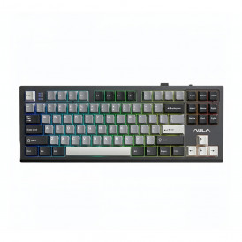 Клавиатура AULA S87 BK-Gray (EN-RU), игровая, механическая, беспроводная