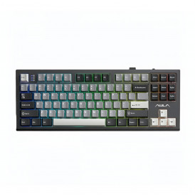 Клавиатура AULA S87 BK-Gray (EN-RU), игровая, механическая, беспроводная
