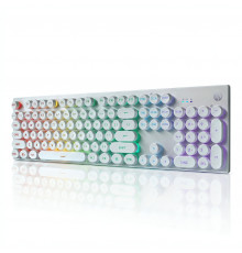 Клавиатура DGHJ белая, игровая, механическая, проводная