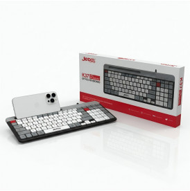 Клавиатура Jedel K37 (EN-RU-TM), офисная, проводная