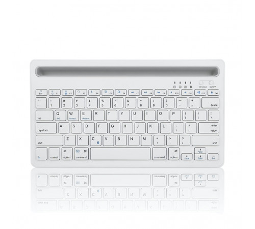 Клавиатура | Multi-Platform BT Keyboard ◇ белый | подставка для телефона | Bluetooth