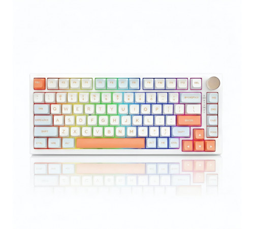 Клавиатура VGN N75 Желейный оранжевый (игровая, механическая, проводная)