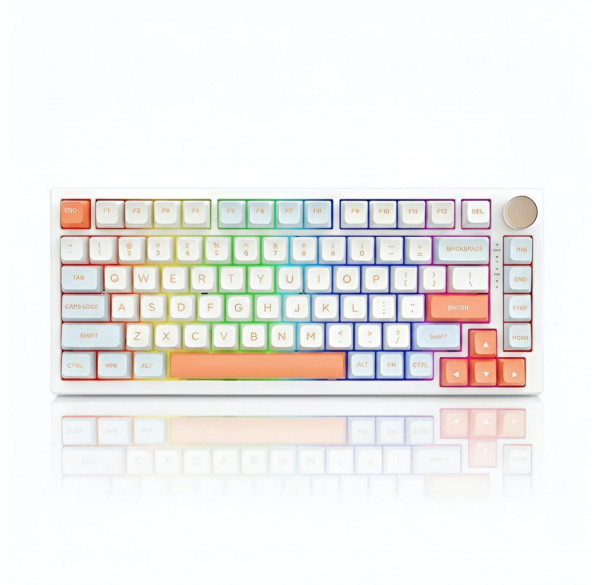 Клавиатура VGN N75 Jelly Orange, игровая, механическая, проводная