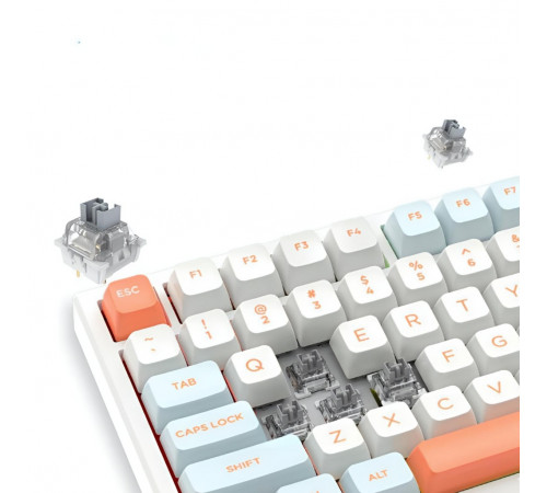 Клавиатура VGN N75 Желейный оранжевый (игровая, механическая, проводная)