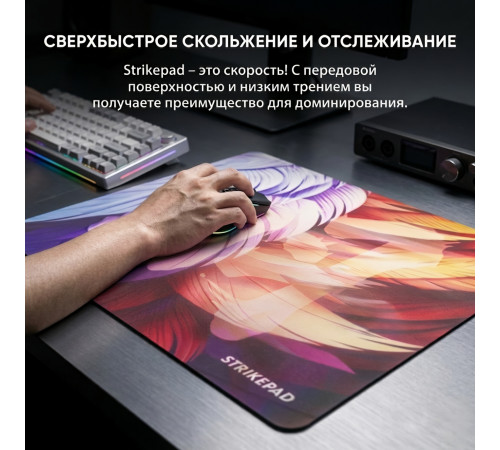 Коврик для стола  490x420x3 Fantech Strikepad (mousepad) метриал: стекловолокно