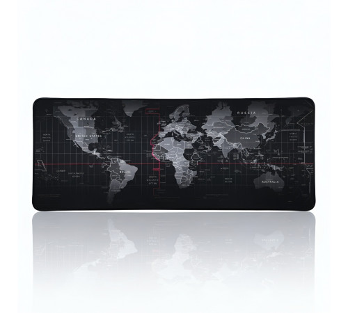 Коврик для стола  800x300x2 Карта мира (mousepad)