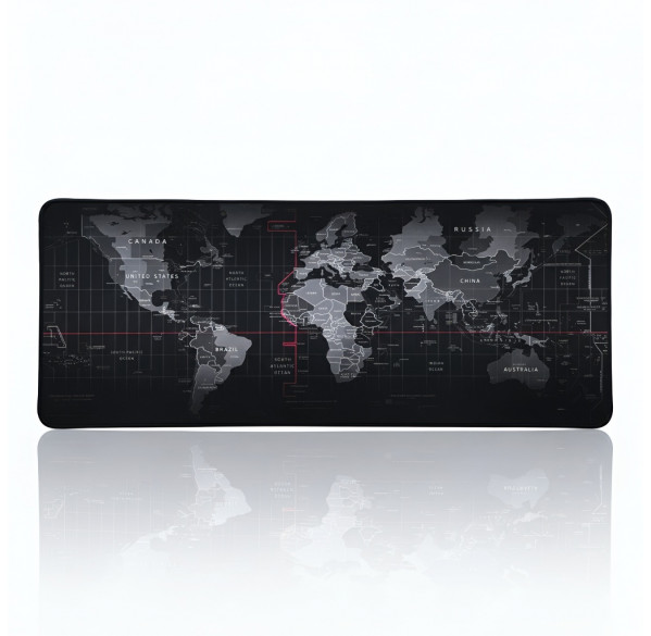 Коврик для стола  800x300x2 Карта мира (mousepad)