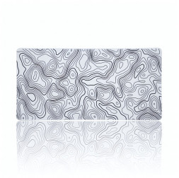 Коврик для стола 1200x600x3 Топографическая карта (mousepad)