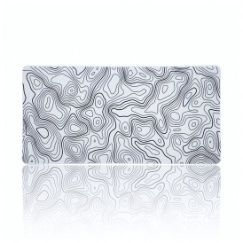 Коврик для стола 1200x600x3 Топографическая карта (mousepad)