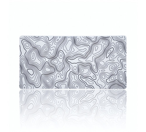 Коврик для стола 1200x600x3 Топографическая карта (mousepad)