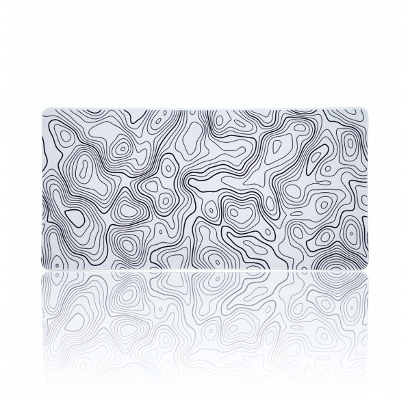 Коврик для стола 1200x600x3 Топографическая карта (mousepad)