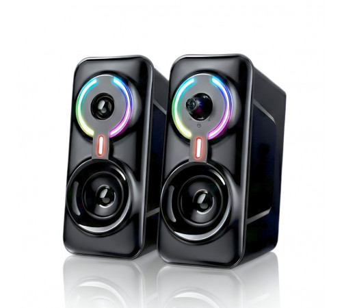 Колонки JEDEL S-570 RGB (3.5mm + Bluetooth) 6W