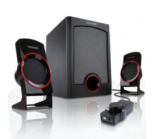 Колонки | Microlab M-111 | сабвуфер + 2 сателлита | AUX | 12 Вт