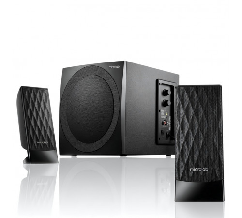 Колонки | Microlab M-300U | сабвуфер + 2 сателлита | AUX + USB + SD | 38 Вт